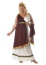 Roman Empress Toga Plus Size Adult Halloween Costume
