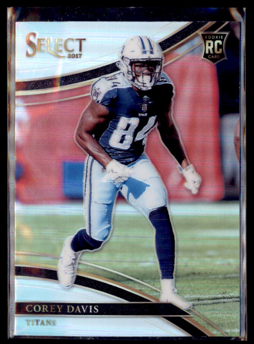 2017 Panini Select Football Silver Prizm Corey Davis Titans 265 RC