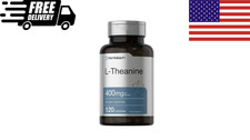 Horb ach L-Theanine Supplement  400mg  120 Powder Capsules  Non-GMO  Gluten