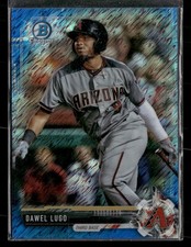 2017 Bowman Chrome #BCP191 Dawel Lugo Prospects Blue Shimmer Refractor #/150