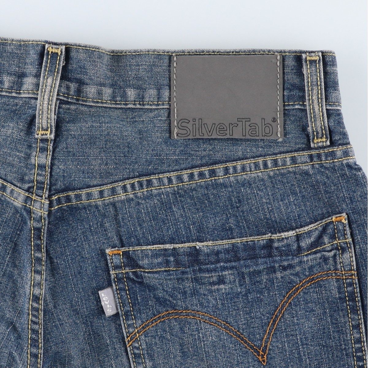 Vintage 2000'S Levi's Silver Tab Baggy Tapered Denim Pants Men's Size W32 thumbnail 3