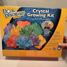 Crystal Growing Kit Do & Discover by edu science. NEW ages 8+