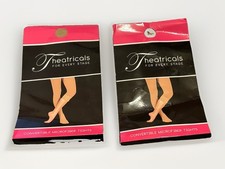 Lot Of 2 Theatricals T5515P Convertible Microfiber Tights Adult 1X/2X Lt Suntan