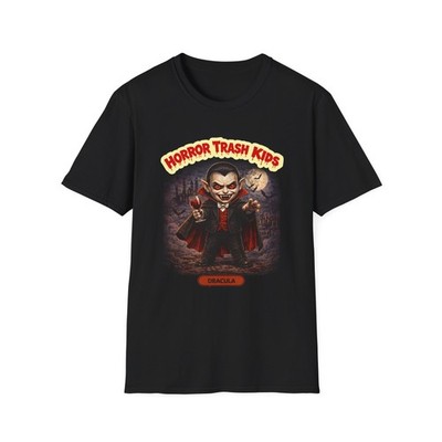 Horror Trash Kids Dracula T-Shirt | Vampire Retro Graphic Tee