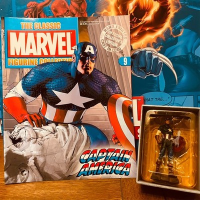 Eaglemoss Marvel: The Classic Figurine Collection Issue: 9 Captain America