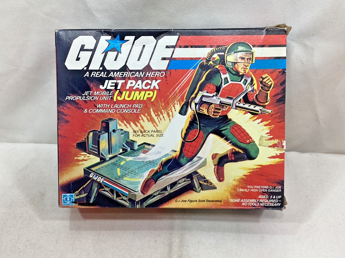 Giジョー　当時もの　made in USA 1982 Vintage Hasbro GI Joe ARAH Jump Jet Pack Sealed Contents