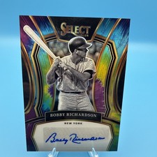 2024 Panini Select Bobby Richardson Legendary Signatures Gold Prizm 24/25 (AU)