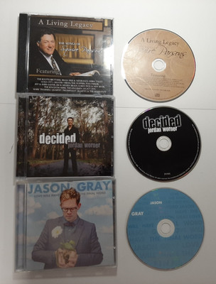Lot of 3 Gospel CDs   Squire Parsons Tribute / Jordan Worner / Jason Gray