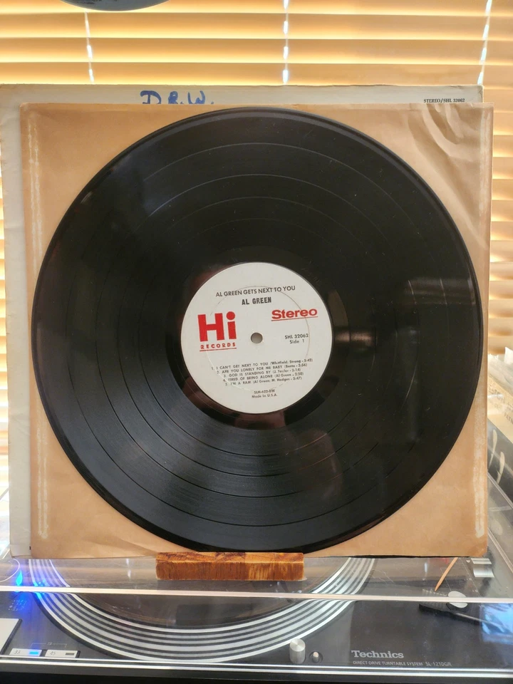 Al Green, Al Green Gets Next To You, 1971 1st Hi Stereo, SHL-32062 - Image 3 of 4