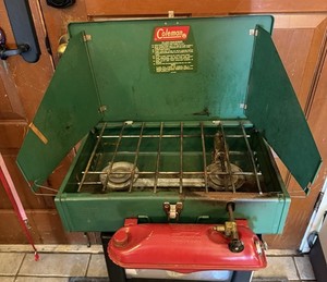 Coleman 414 Dual Fuel Stove | eBay