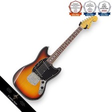 Chitarra elettrica Fender Japan Mustang scala corta 3 toni Sunburst