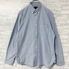 BEAMS PLUS Button-Down Cotton Shirt Size L Made In Japan
