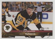 2017-18 Upper Deck Exclusives 21/100 Matt Hunwick #392 o1h