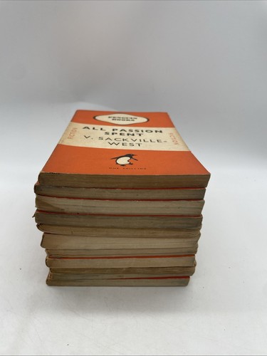 11 PENGUIN Fiction Vintage Orange Stripe Books Paperback Joblot Bundle 40’s&50´s - Picture 7 of 24