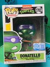 Funko Pop TMNT Donatello Translucent Green #1702 Vinyl Figure with Protector