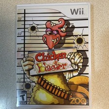 Zoo Games Chicken Blaster Wii Shooter Complete w/ Manual T NTSC-U/C 2007