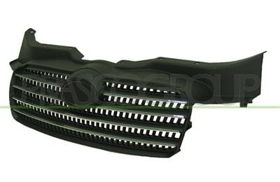 Grille de radiateur avant pour Hyundai Accent 2006-2010 noire et chromée