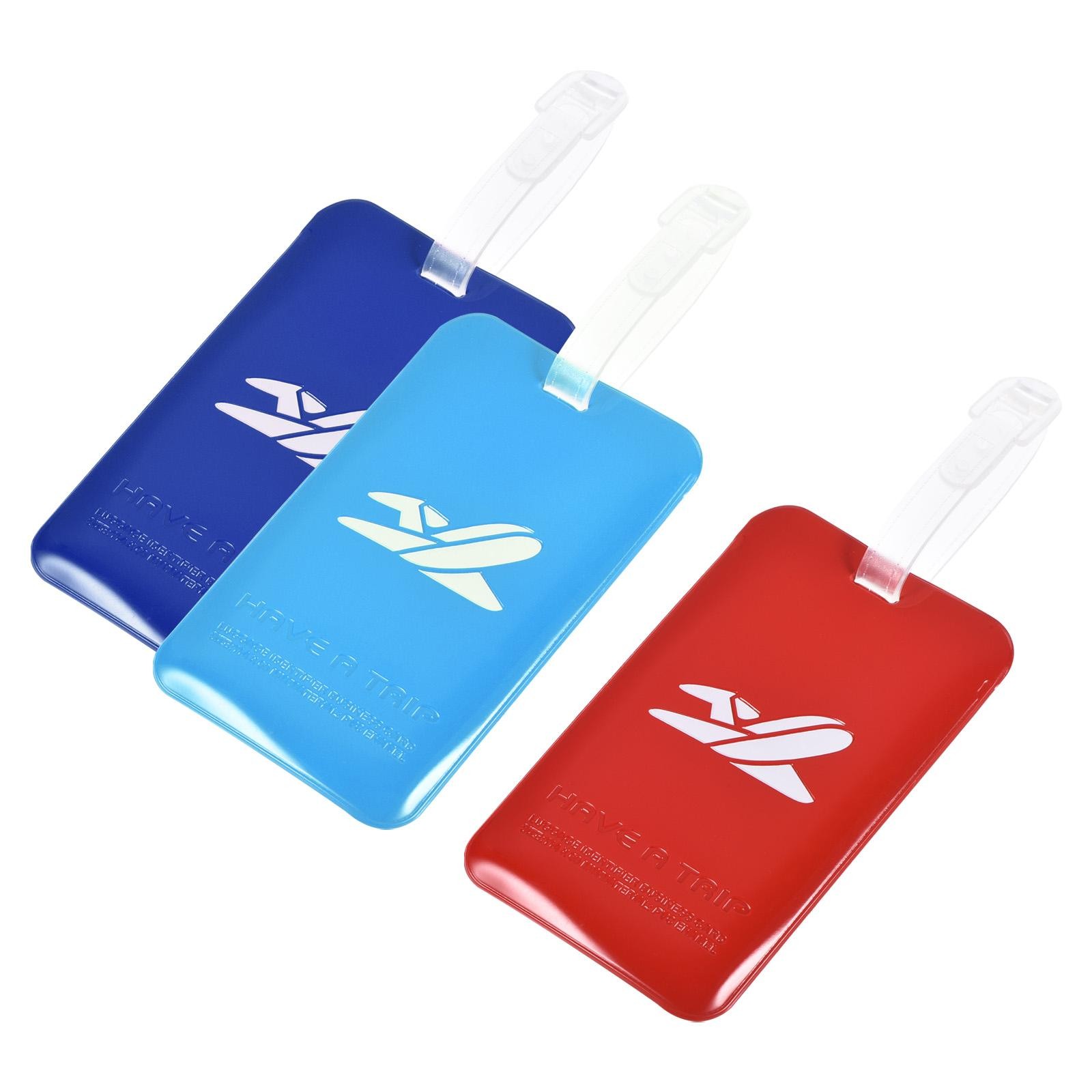 Tag Pvc Identifier Card Holders Label For Travel 3 Colors