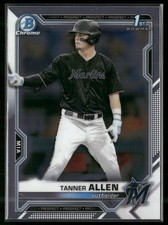 2021 Bowman Draft #BDC-165 Tanner Allen Chrome