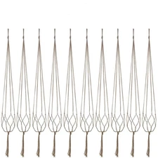 Plant Hanger, 10 Pieces 40'' Macrame Plant Hangers, Hanging Planters for Indo...