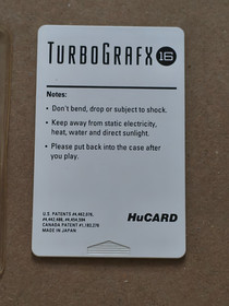 TURBOGRAFX 16: Ninja Spirit HUCARD/MANUAL ONLY Game TESTED