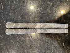 NEW Golf Pride MCC Plus 4 Midsize Gray Golf Grips 2 Pack