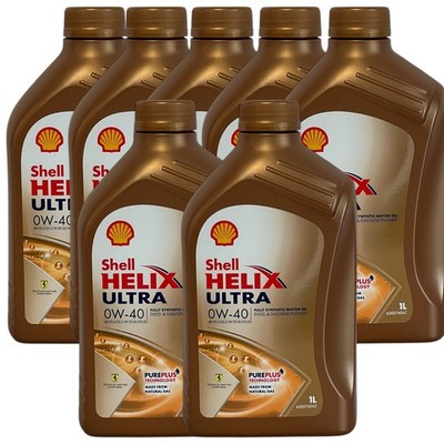7x1 Liter Shell Helix Ultra 0W-40 Motoröl 0W40 MB 229.5 VW 502 00 505 00 Fiat 