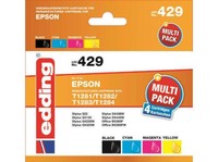 Original Edding Multipack 429 Patronen FüR Epson T1281 T1282 T1283 T1284 T1285