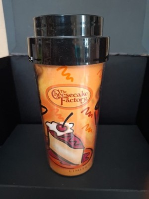 Vintage~The Cheesecake Factory 10 Oz Travel Tumbler HTF