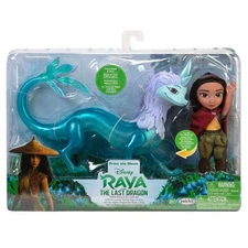 Raya and The Last Dragon 6" Petite Doll & Feature Dragon Figure Gift Set Toy