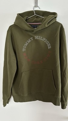 # 78 Tommy Hilfiger Hoodie Khaki/Olivgrüner   Größe M   guter Zustand