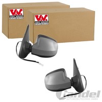 2X VAN Wezel AußEnspiegel Grundiert Links+Rechts Passend FüR Dacia Logan