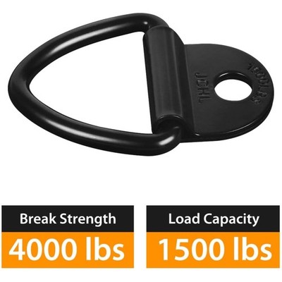 Heavy-Duty V-Ring Bolt On Trailer Anchors x10
