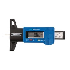 Draper Digital Tyre Tread Depth Gauge - 92224