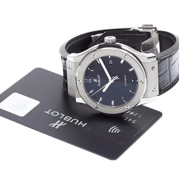 Hublot — Hublot Classic Fusion Titanium 542.NX.1171.LR.1104 42mm Ti Date Watch #C3065