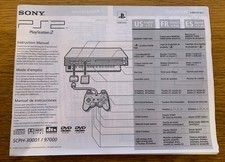 Playstation 2 Console Instruction Manual Insert PS2 Sony SCPH-30001 / 97010