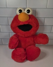 Vintage 1995 Tickle Me Elmo Sesame Street Stuffed Animal Toy Talks Laughs