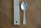Vtg Etruscan Gorham Sterling Baby Spoon 4.5" Monogram Kenneth 4.5" approx. 20gr
