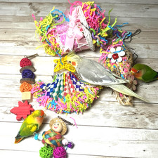 Bird Toys Bird Shredding Foraging Toys Parakeet Toy Chewing Hanging Toy Bird
