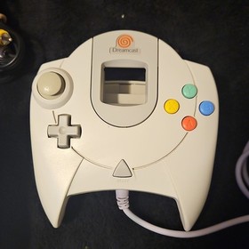 SEGA Dreamcast Console White Bundle Controller VMU AV Power Cables NTSC-U/C