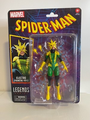 Marvel Legends Spider-Man Electro (Francine Frye) 6  Action Figure   New Sealed