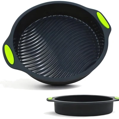 Kuchenform Rund 9 Zoll Silikon Backform Antihaft BPA-Frei auslaufsicher - Bild 1 von 3