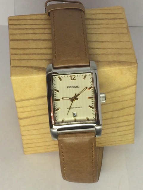 Fossil Watch Brown Genuine Leather 