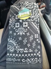 Pugs Classic Black Bandana New With Tags