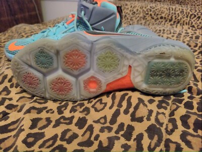 123084 Nike LeBron XII N5RL GNMPRJ LRJ-06 BVTN/OR Size 7.5 | eBay