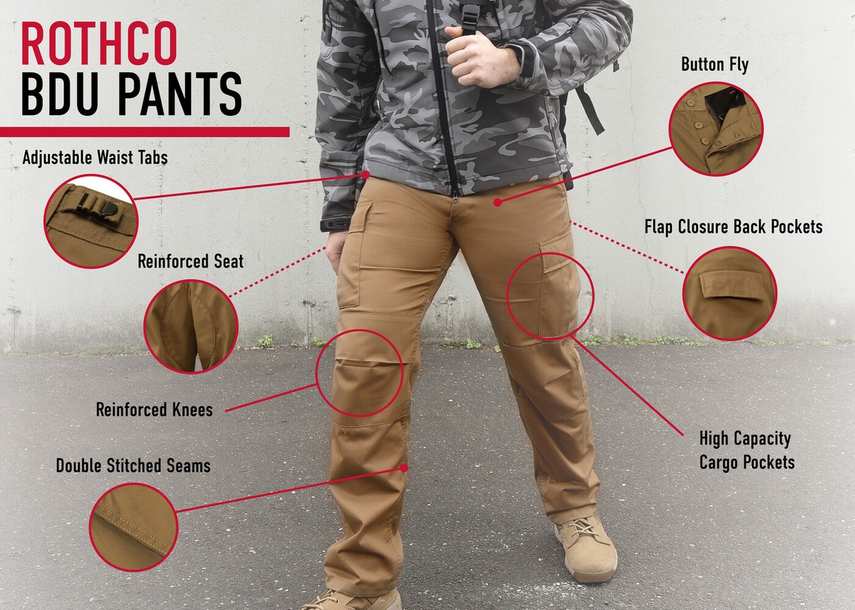 ジャケット Tactical BDU Cargo Pants Military Uniform Trousers Army Fatigues