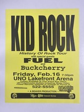 Kid Rock Concert Poster 2001 New Orleans LA - Yellow