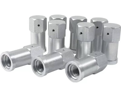Quick Change Gear Cover Nut Kit Tall QTY:6 3/8-16 Clear Anodized 6PC Kit