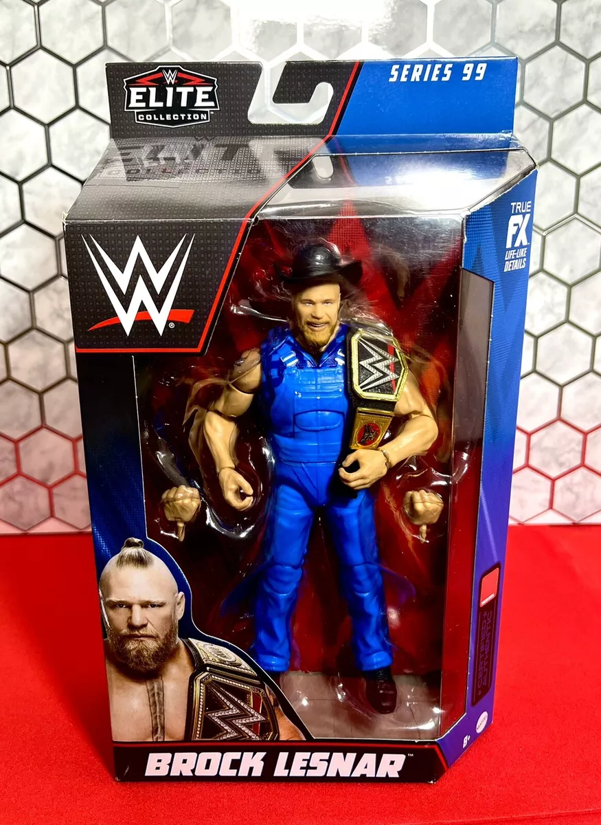 2023 WWE Elite Collection Series 99 Figure: BROCK LESNAR (Blue - CHASE  VARIANT!)