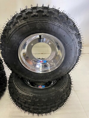 ITP Holeshot Tires And DWT Polished Wheels Rims Fits: Yamaha